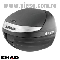 Cutie portbagaj (topcase) Shad model SH29 culoare: negru (volum: 29 litri) – include placa de montaj